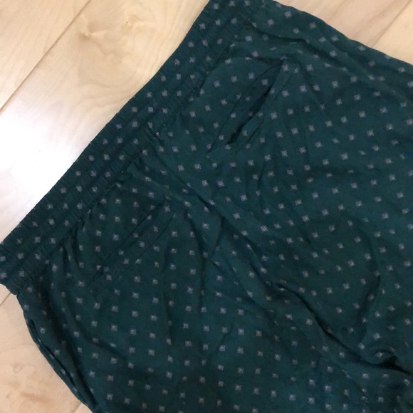 Madewell track pants, green print, size S - Picture 3 of 3